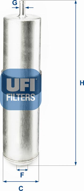 UFI 31.857.04 — Filtr paliwa