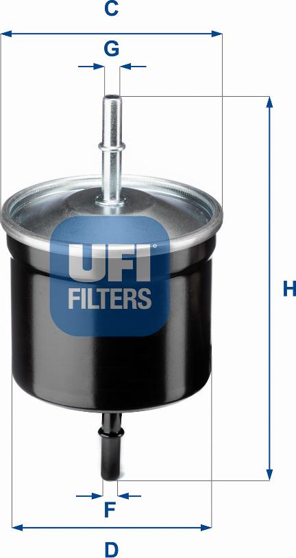 UFI 31.811.00 — Filtr paliwa