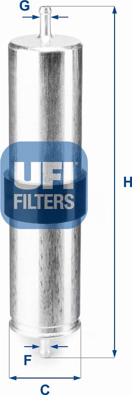 UFI 31.838.00 — Filtr paliwa