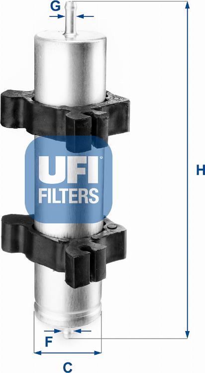 UFI 31.824.00 — Filtr paliwa