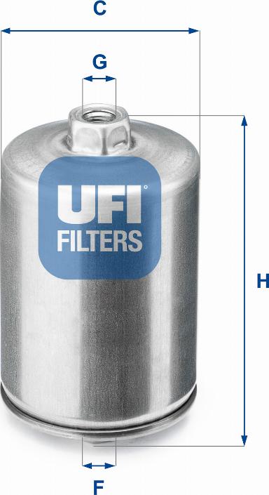 UFI 31.748.00 — Filtr paliwa