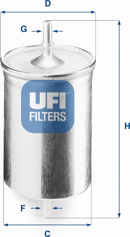 UFI 31.718.00 — Filtr paliwa