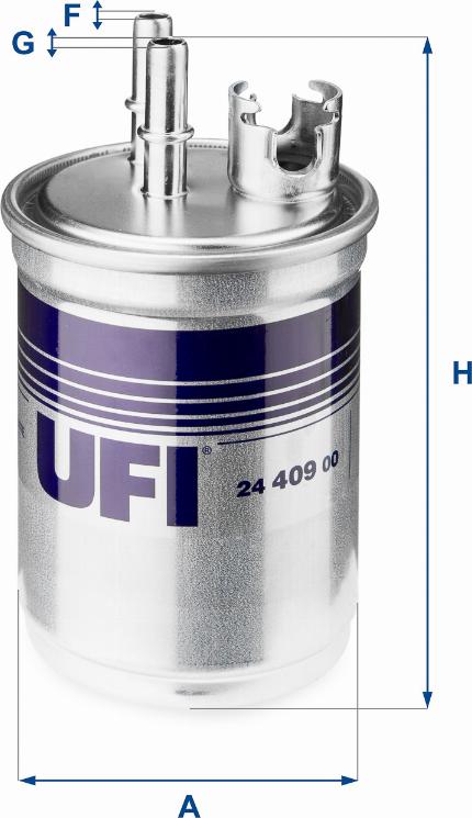 UFI 24.409.00 — Filtr paliwa