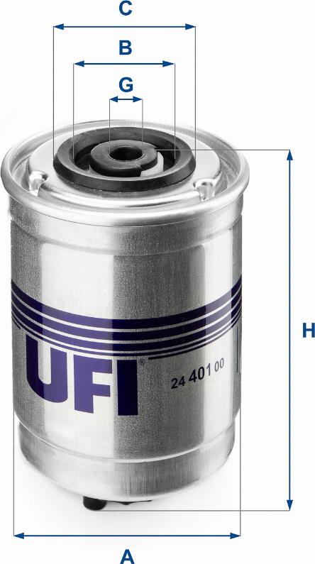 UFI 24.401.00 — Filtr paliwa