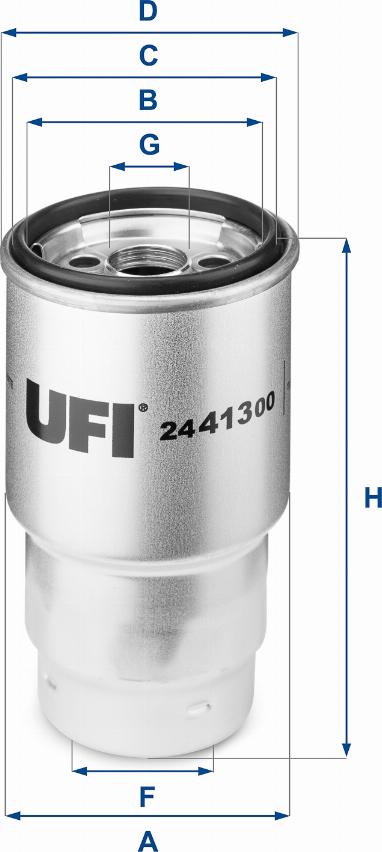 UFI 24.413.00 - FILTR PALIWA