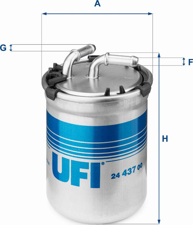 UFI 24.437.00 — Filtr paliwa