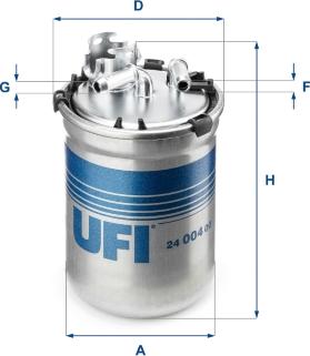 UFI 24.004.00 — Filtr paliwa
