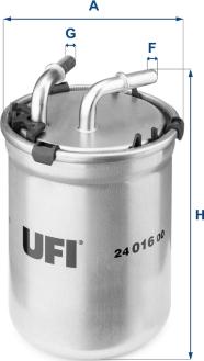 UFI 24.016.00 — Filtr paliwa