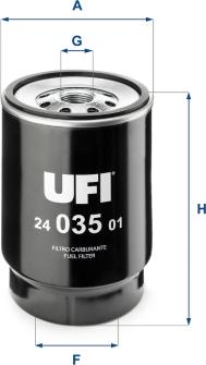 UFI 24.035.01 — Filtr paliwa