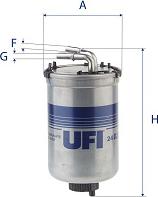UFI 24.022.00 — Filtr paliwa
