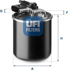 UFI 24.148.00 - FILTR PALIWA