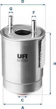 UFI 24.147.00 — Filtr paliwa