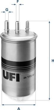 UFI 24.115.00 — Filtr paliwa