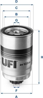UFI 24.123.00 — Filtr paliwa