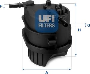 UFI 24.343.00 — Filtr paliwa
