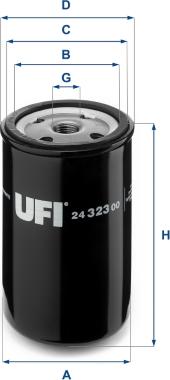 UFI 24.323.00 — Filtr paliwa