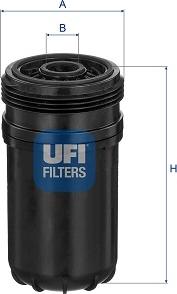 UFI 24.A71.00 — Filtr paliwa