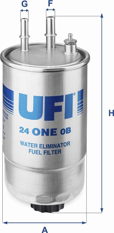 UFI 24.ONE.0B — Filtr paliwa