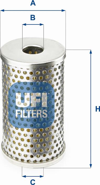 UFI 25.406.01 — Filtr hydrauliczny, układ kierowniczy