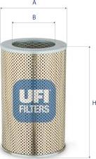 UFI 25.400.00 — Filtr oleju