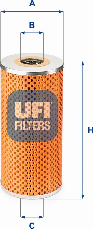 UFI 25.401.00 — Filtr oleju