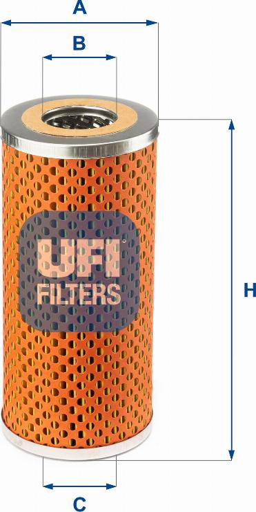 UFI 25.407.01 — Filtr oleju