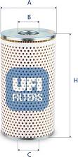 UFI 25.430.00 — Filtr oleju