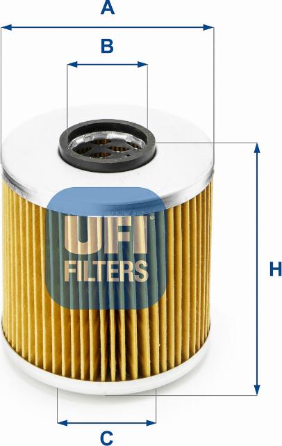 UFI 25.541.00 — Filtr oleju