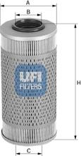 UFI 25.554.00 — Filtr oleju