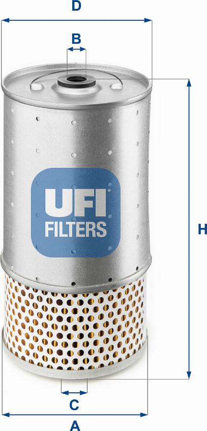 UFI 25.528.00 — Filtr oleju