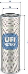 UFI 25.675.00 - Filtr hydrauliczny