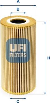 UFI 25.095.00 — Filtr oleju