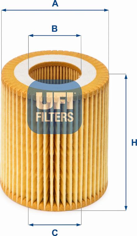 UFI 25.049.00 — Filtr oleju