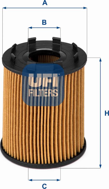 UFI 25.043.00 - Filtr oleju