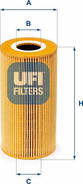 UFI 25.009.00 — Filtr oleju
