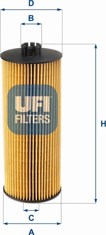 UFI 25.005.00 — Filtr oleju