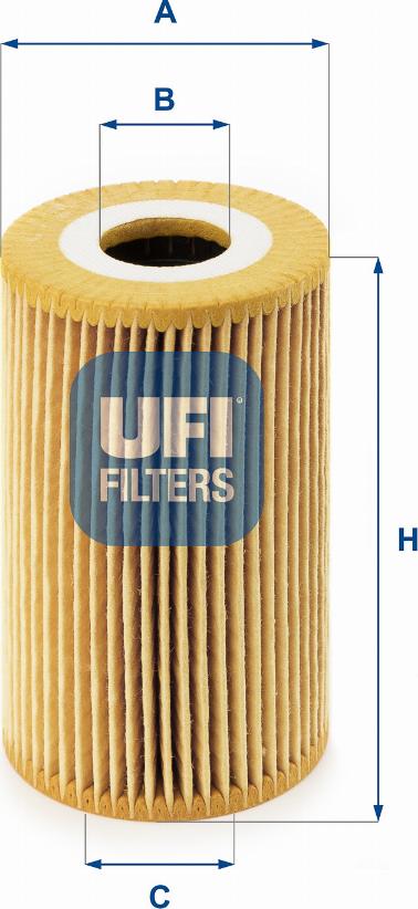 UFI 25.008.00 — Filtr oleju