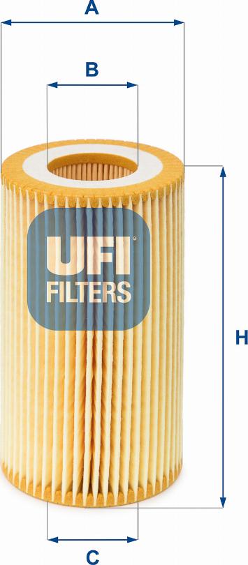 UFI 25.003.00 — Filtr oleju