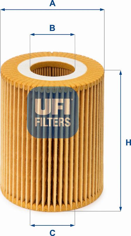 UFI 25.085.00 — Filtr oleju
