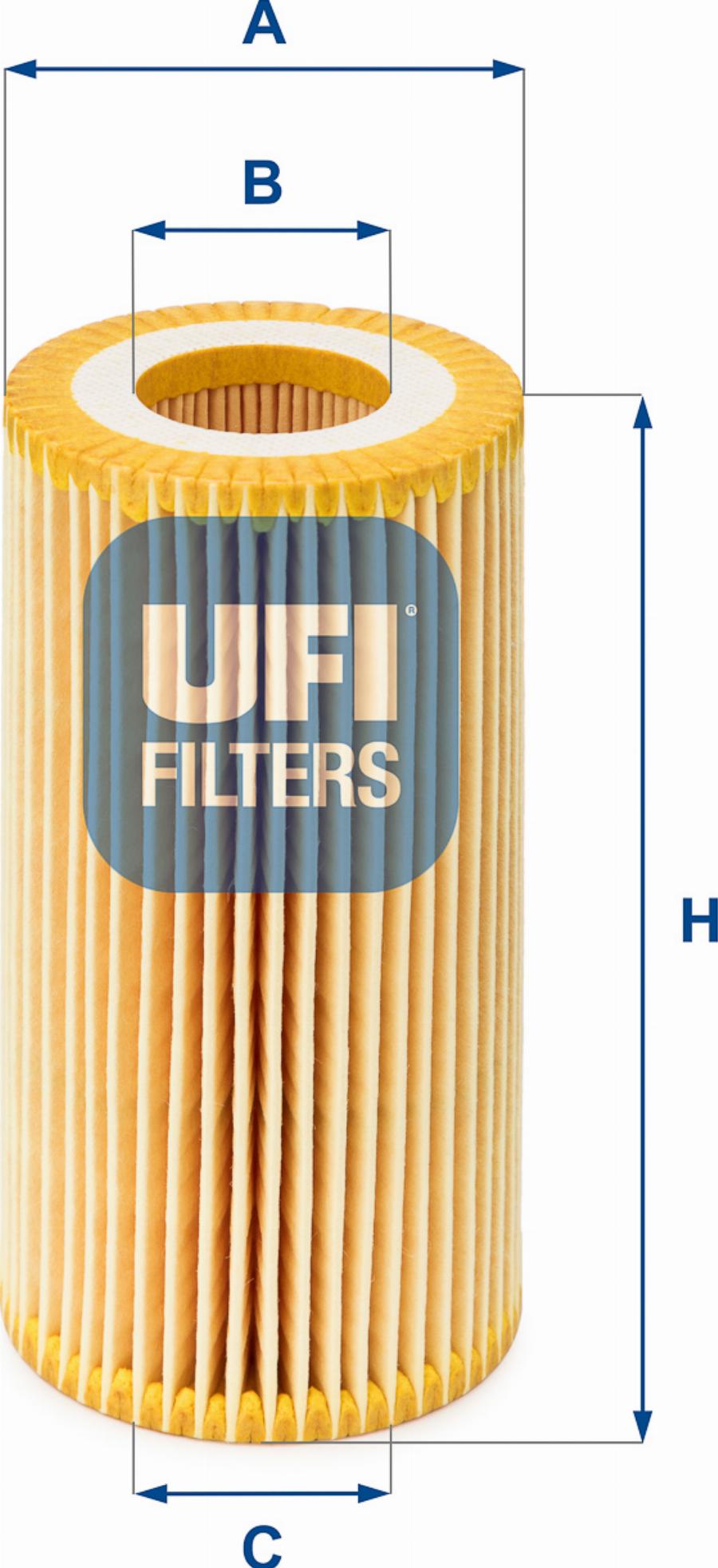 UFI 25.039.00 — Filtr oleju