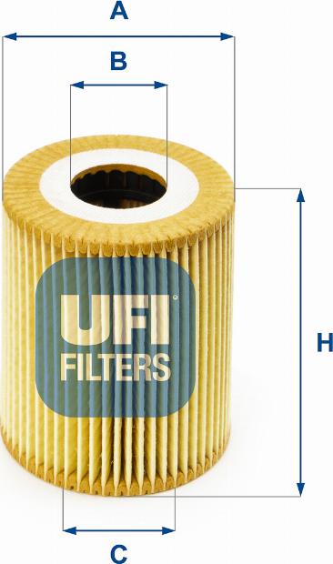 UFI 25.030.00 — Filtr oleju
