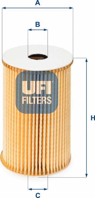UFI 25.029.00 - Filtr oleju