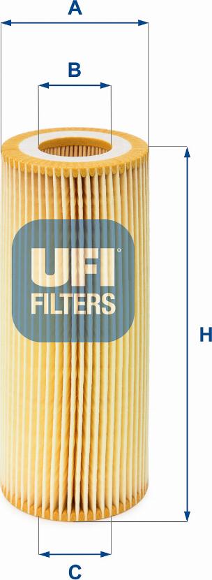 UFI 25.021.00 — Filtr oleju