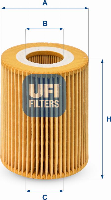 UFI 25.027.00 — Filtr oleju