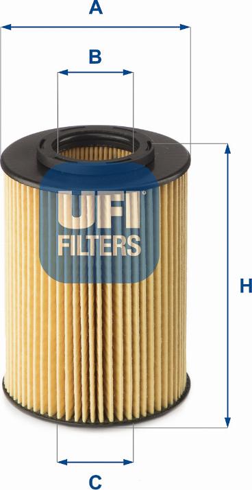 UFI 25.075.00 — Filtr oleju