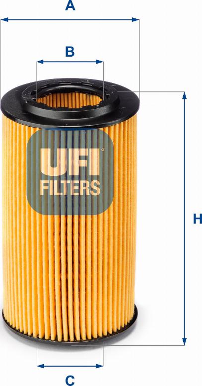 UFI 25.072.00 — Filtr oleju