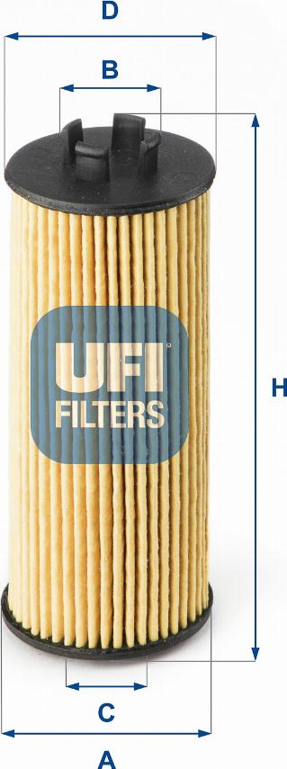 UFI 25.185.00 — Filtr oleju