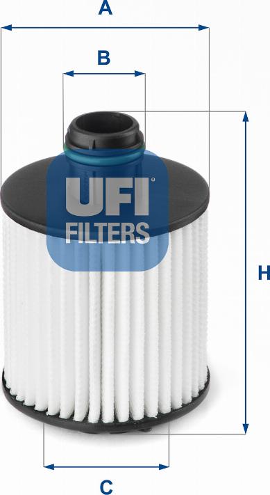 UFI 25.139.00 — Filtr oleju