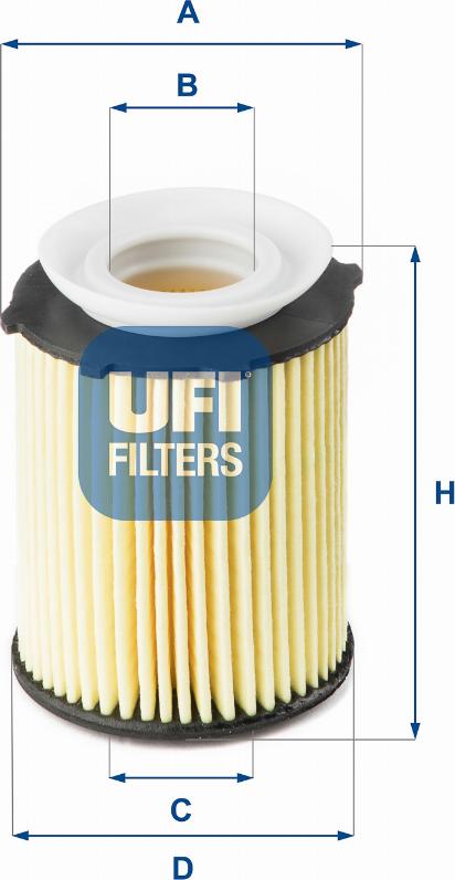 UFI 25.178.00 — Filtr oleju