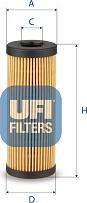 UFI 25.269.00 — Filtr oleju